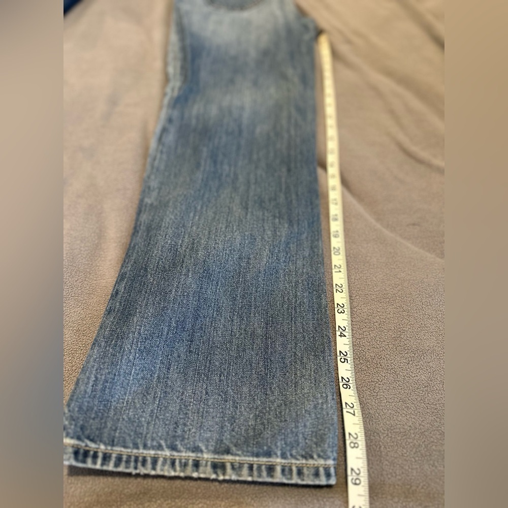 LL Bean Y2K Women Sz: 6 Reg Medium Wash Relaxed Baggy Straight Leg Jeans. - Picture 4 of 11
